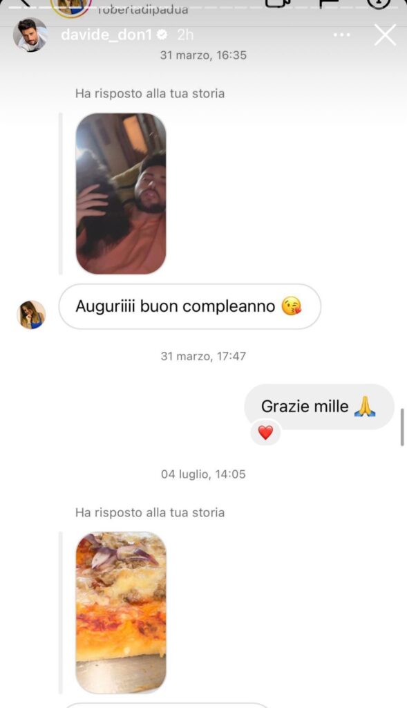 Davide Donadei Insieme A Roberta Di Padua L Ex Tronista Chiarisce