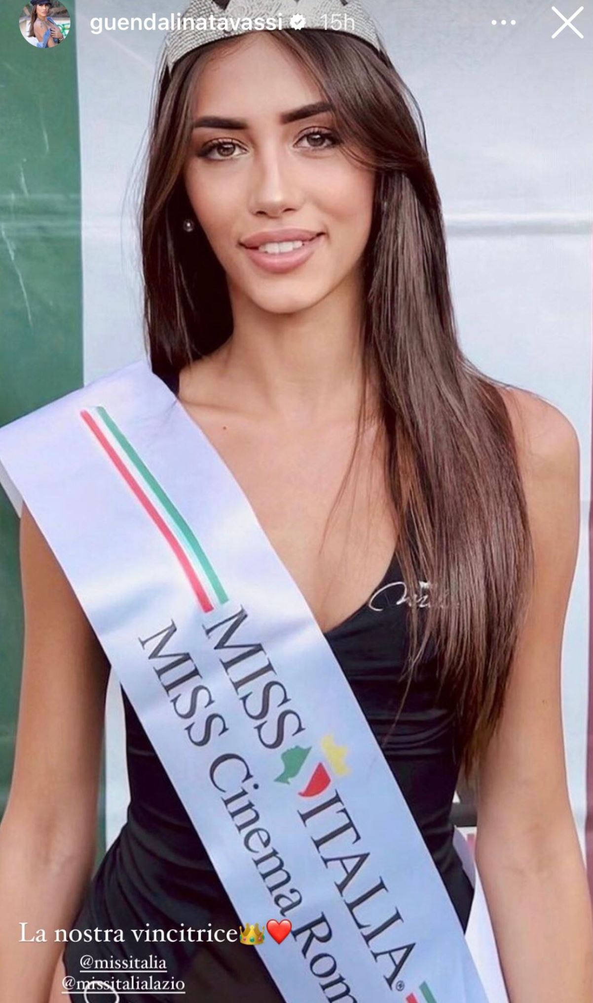 Guendalina Tavassi Figlia Gaia Nicolini Alle Finali Di Miss Italia