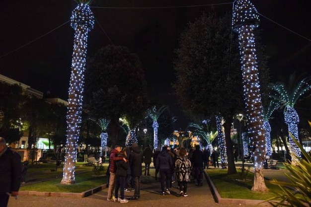 Auguri Di Natale Zozzi.Civitanova Marche Luci Di Natale Molto Ambigue Le Palme Diventano Hot Caffeina Magazine