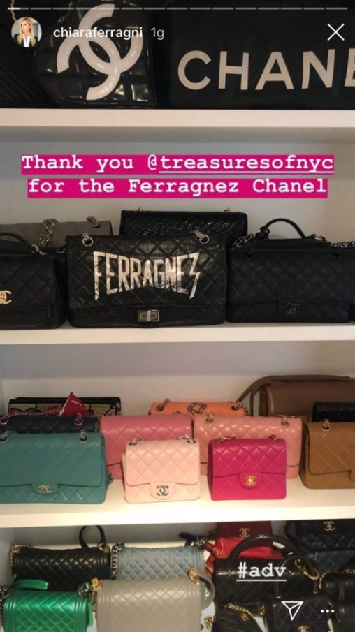 E Il Logo Ferragnez Finisce Su Una Borsa Chanel Caffeina Magazine