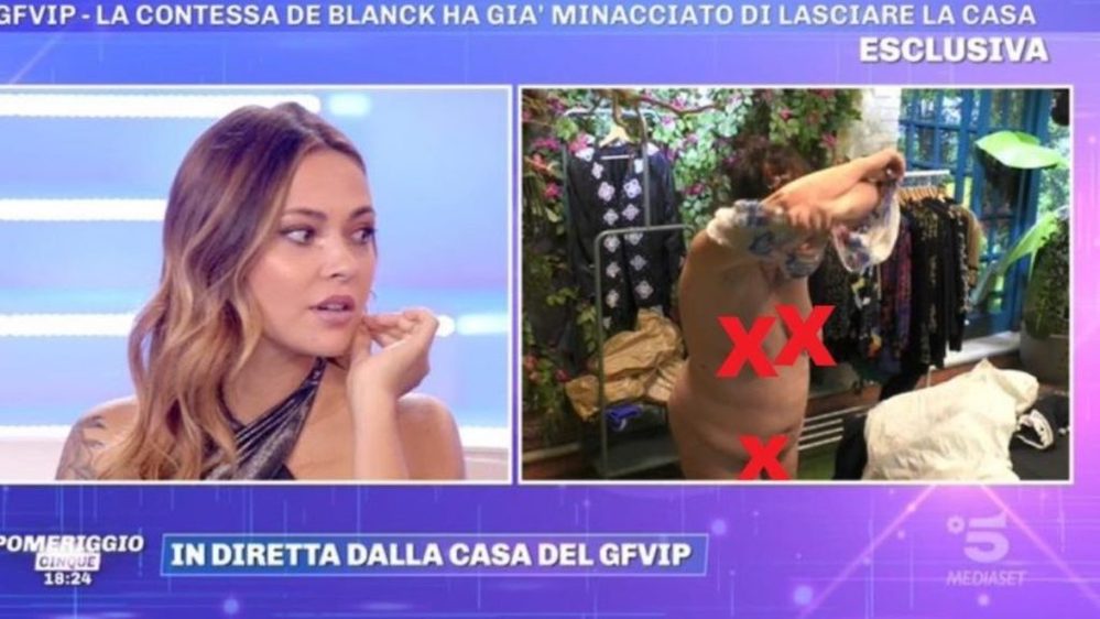 Patrizia De Blanck Nuda Al Grande Fratello Vip Gelo A Pomeriggio