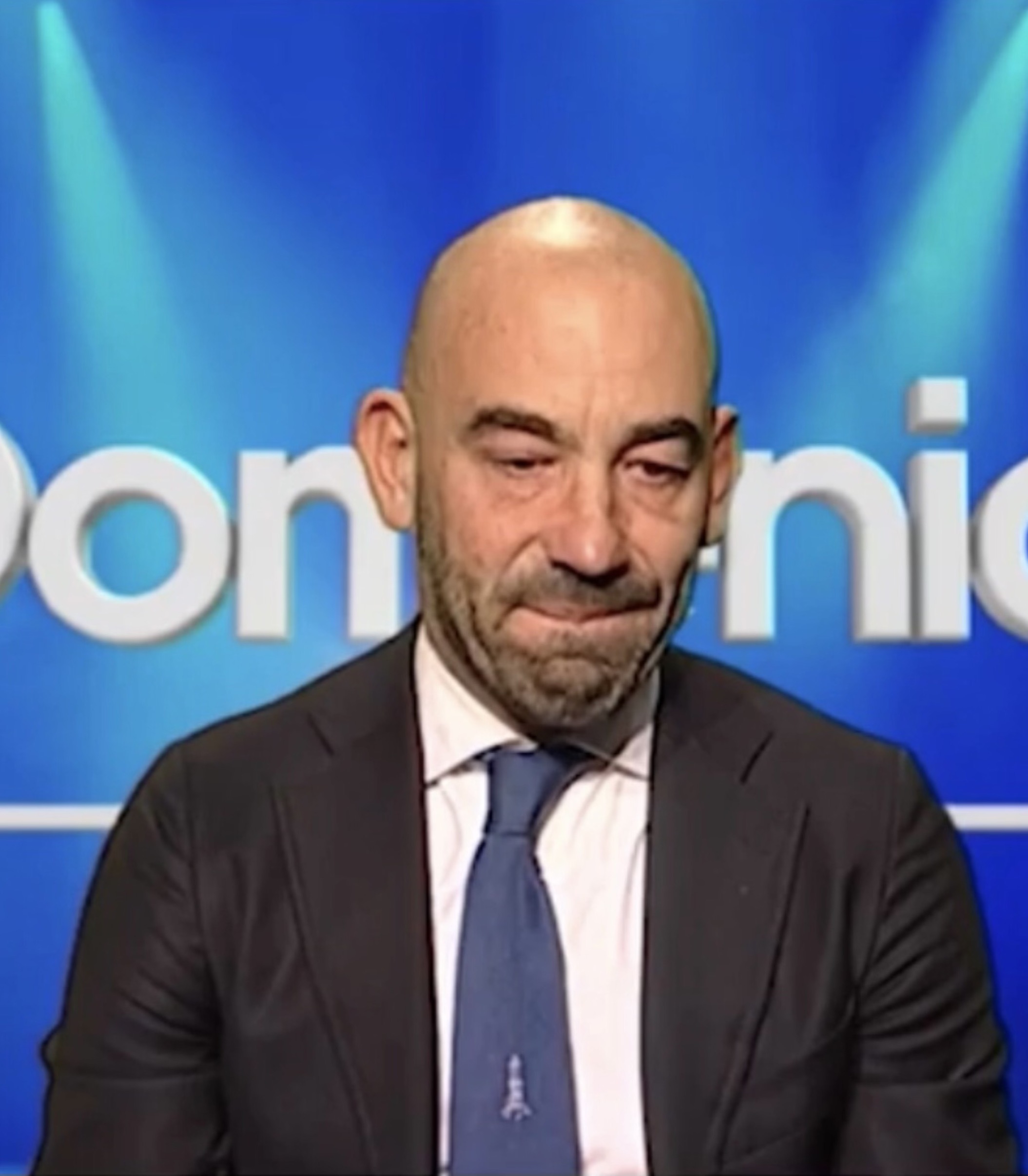 "A Natale...". Domenica In, Matteo Bassetti Scoppia A Piangere