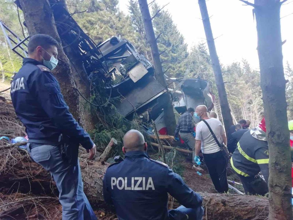 Mottarone morto operatore tv