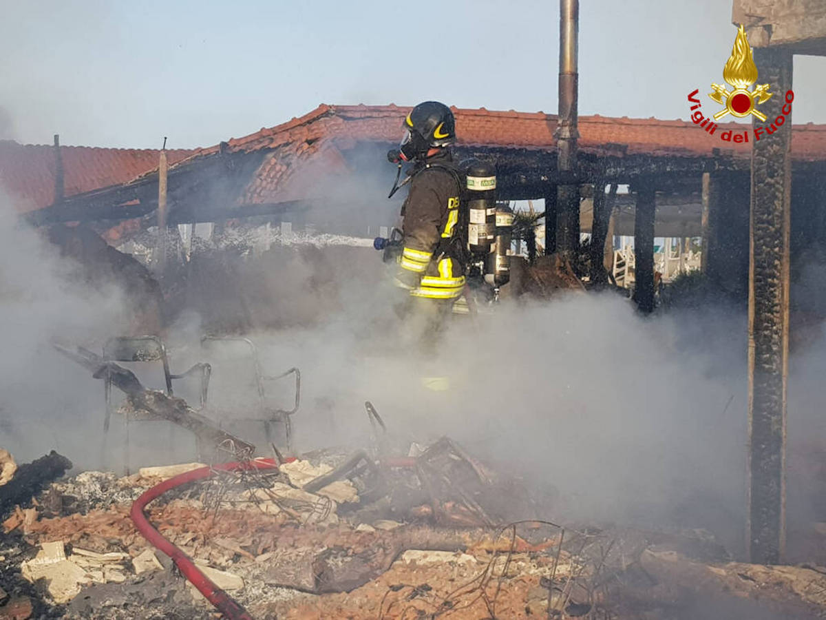 Incendio gilda Forte dei Marmi