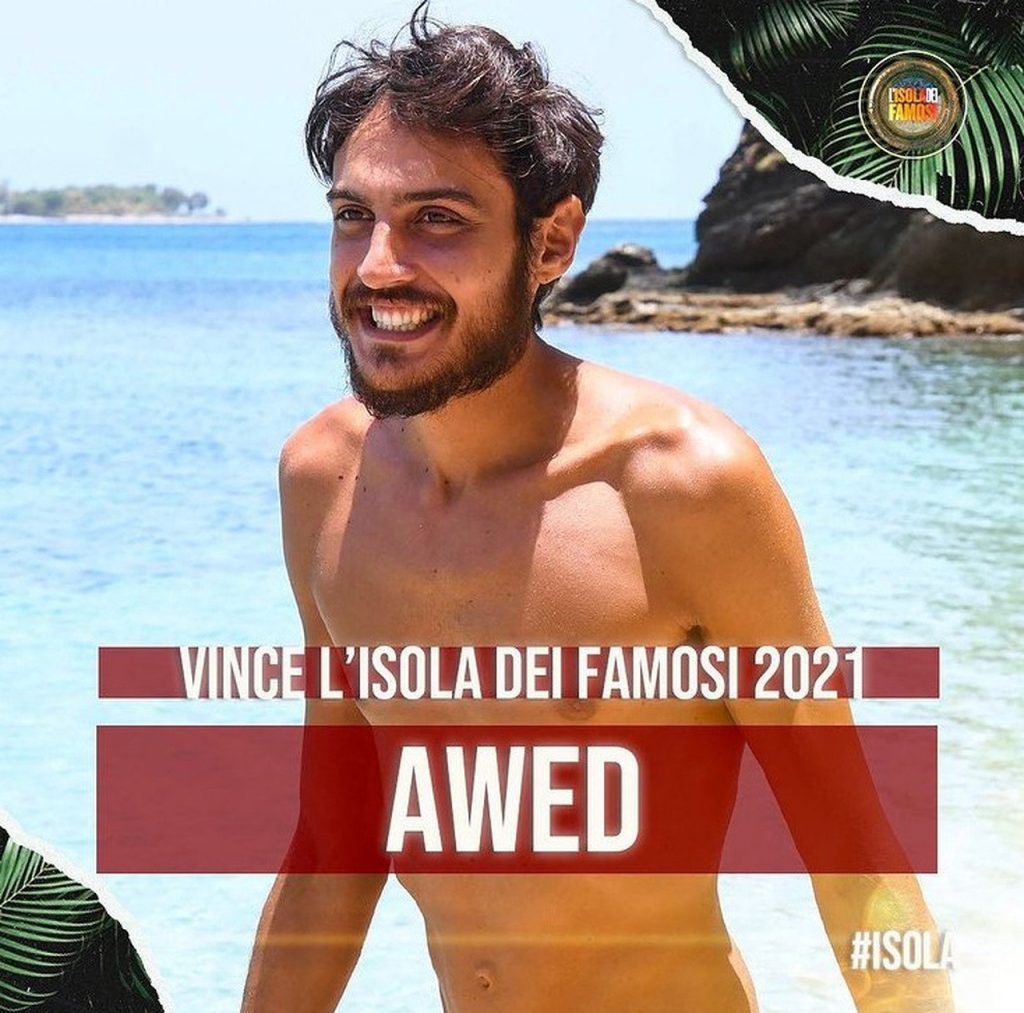 Awed vince isola dei famosi 2021