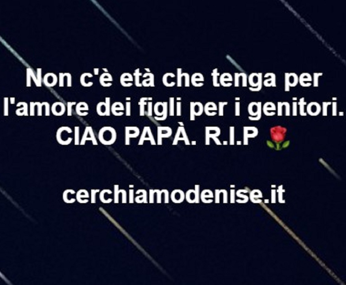 Denise Pipitone lutto Piera Maggio nonno morto