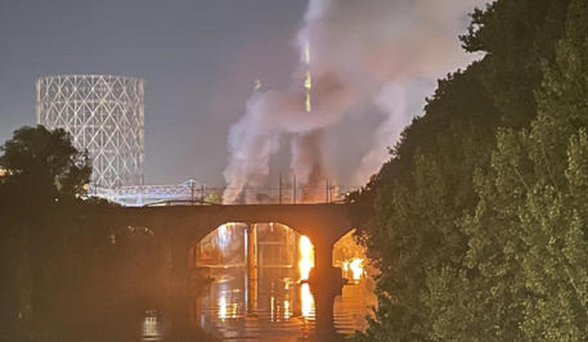 Roma Ponte di Ferro incendio intervento cause ipotesi