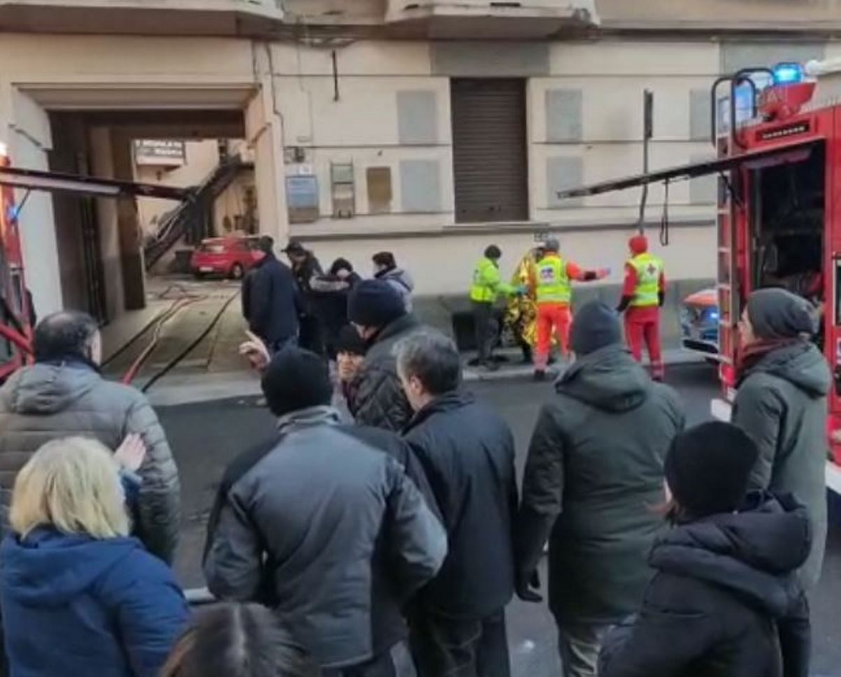 incendio alessandria morta donna