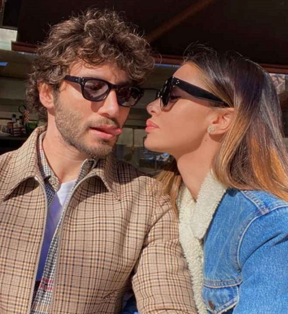 Belen Rodriguez Stefano De Martino Foto Cena Romantica