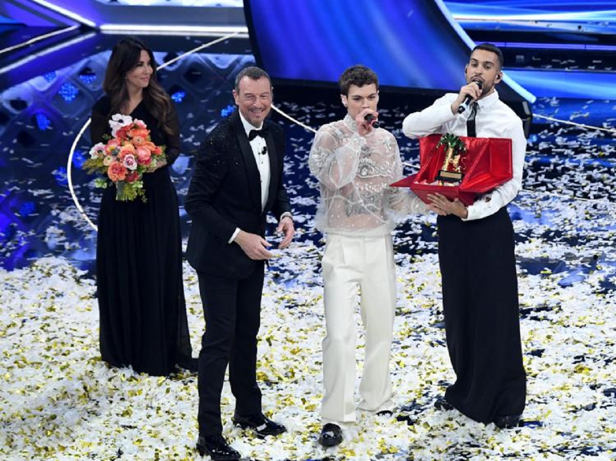 Sanremo 2022 Mahmood Blanco vittoria parole