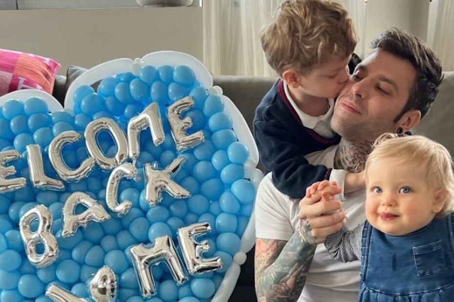 fedez a casa commosso figlia vittoria abbraccio