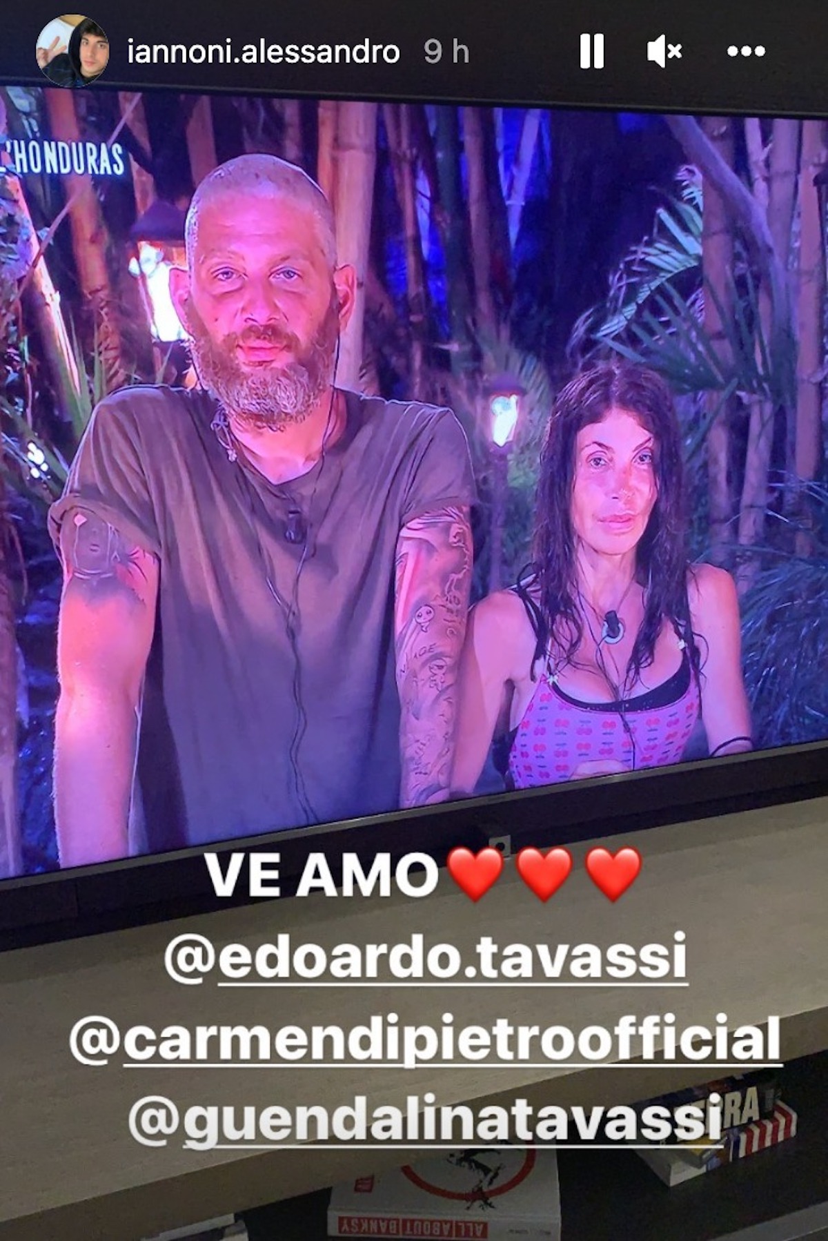 alessandro iannoni dopo isola dei famosi assente in studio motivo