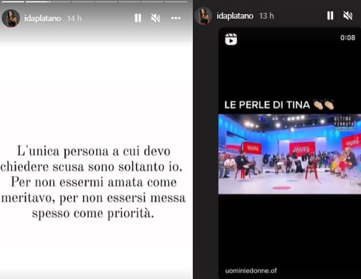 Ida Platano UeD scuse dopo Riccardo Guarnieri Tina Cipollari