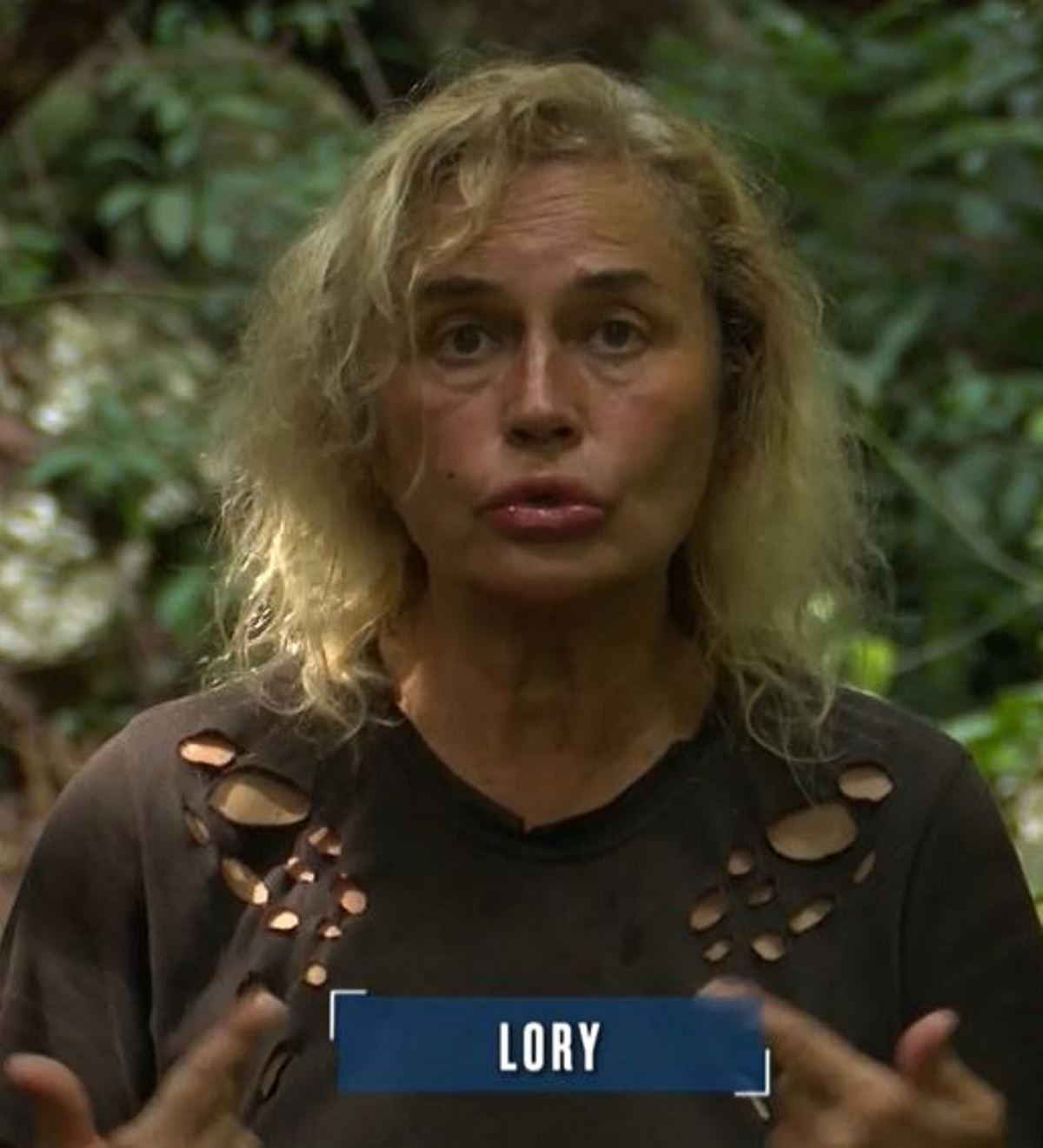 Isola dei Famosi Lory Del Santo gaffe