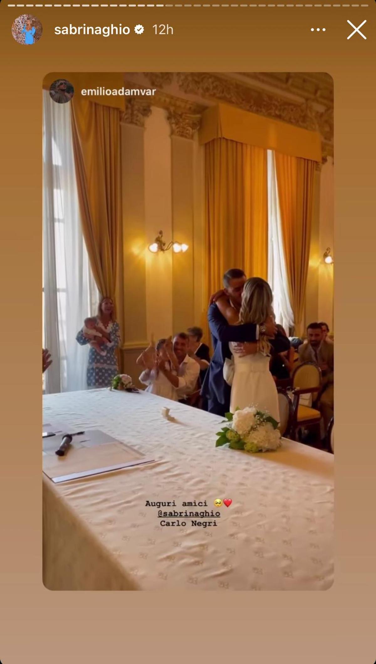 sabrina ghio matrimonio comune marito