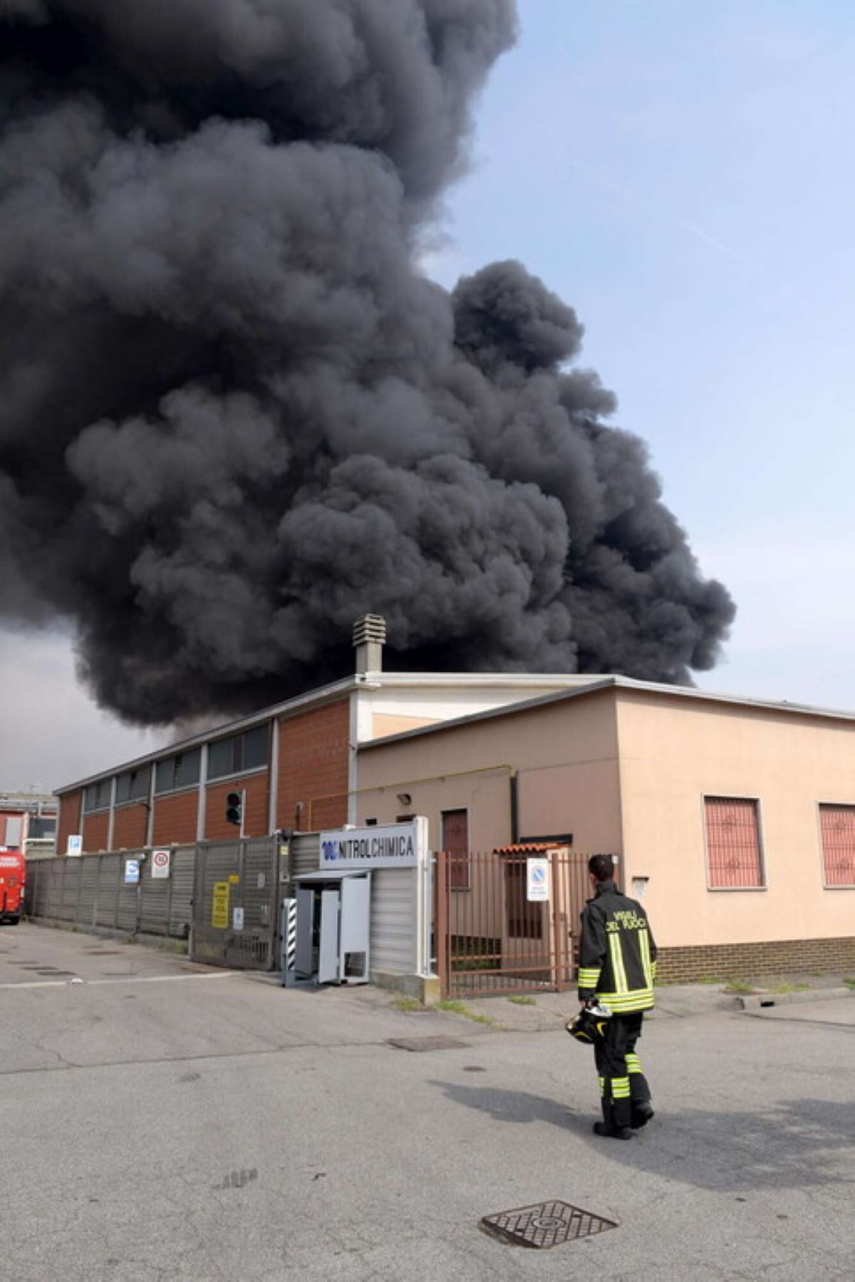 San Giuliano Milanese Incendio Nitrolchimica