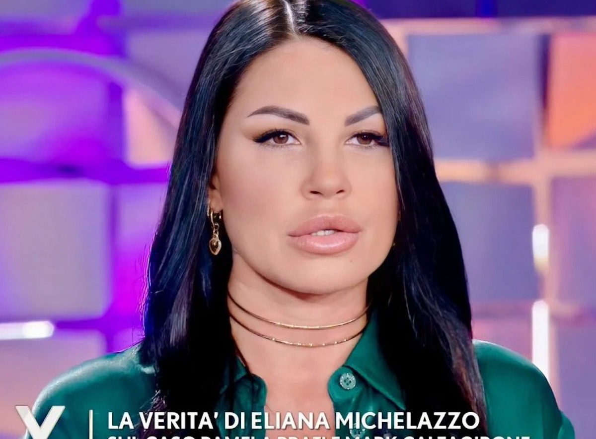 Eliana Michelazzo a Verissimo verità Pamela Prati Mark caltagirone