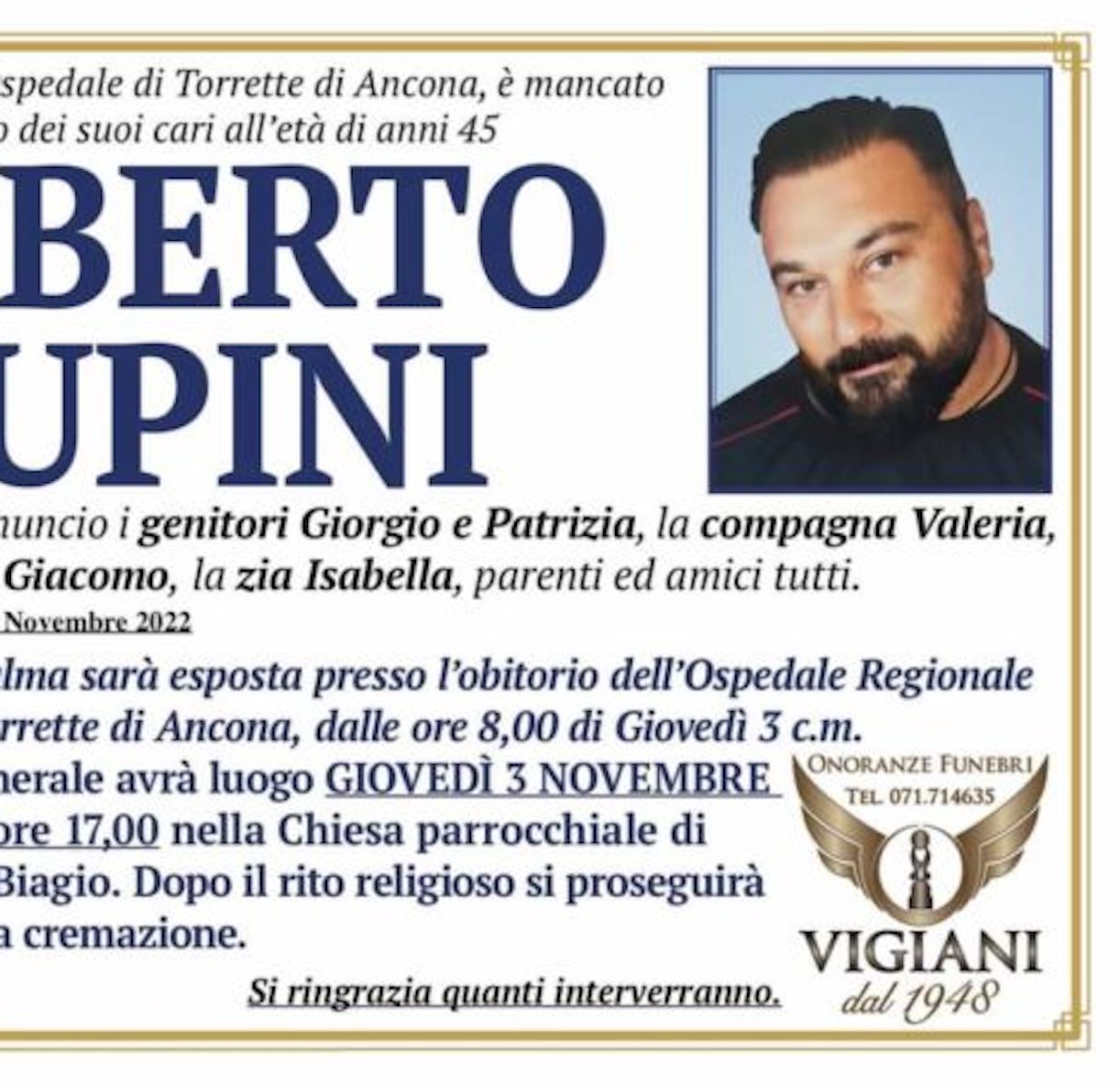 Morto il dj Roberto Lupini