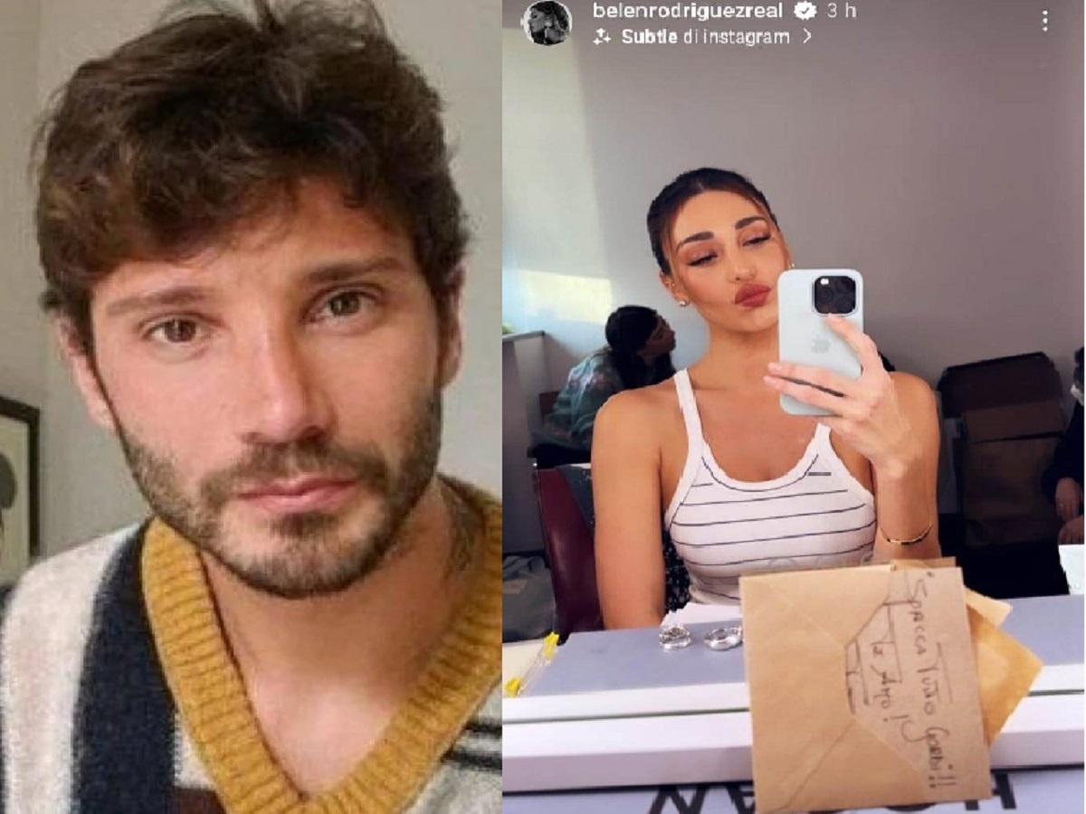 Il gesto di Stefano De Martino per Belen Rodriguez