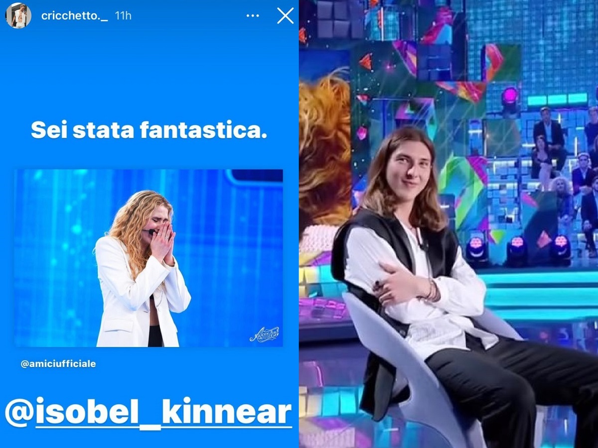 cricca dedica isobel dopo finale amici 22