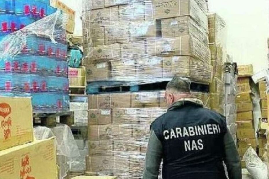 Roma i Nas sequestrano 875 tonnellate di cibo avariato