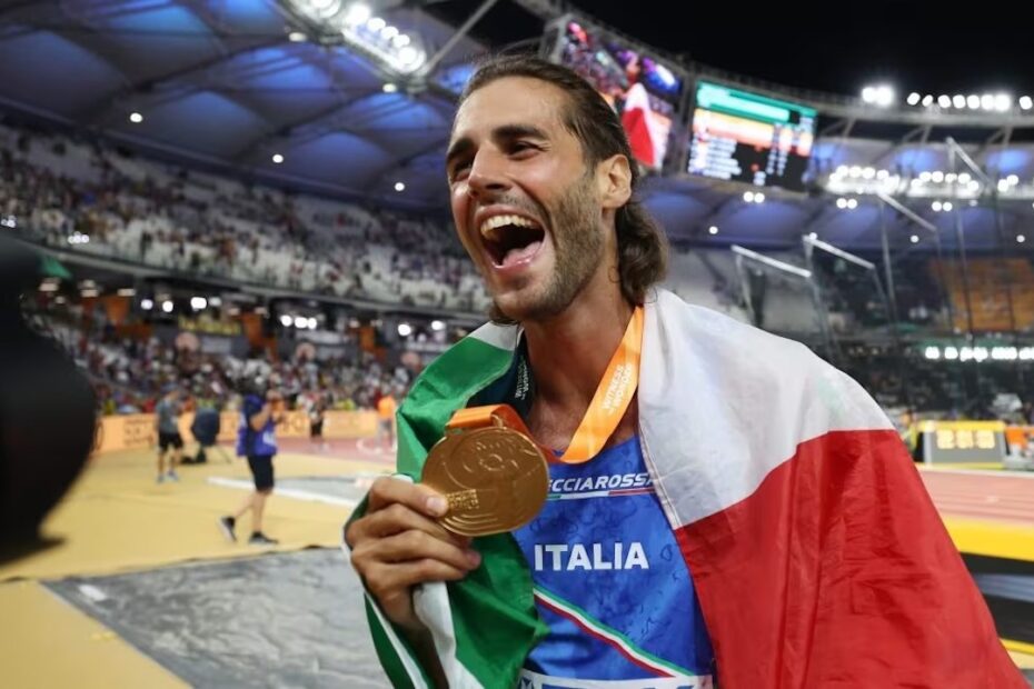 La dedica di Gianmarco Tamberi dopo la vittoria ai mondiali