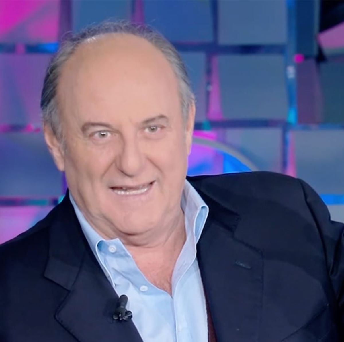 Gerry Scotti Arrabbiato Collega