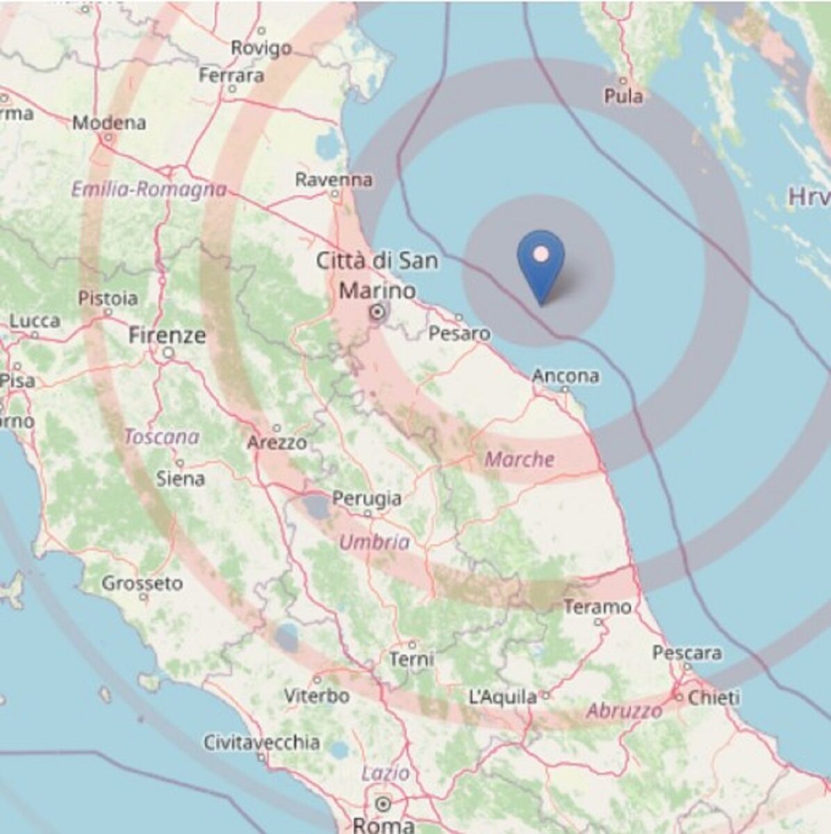 Terremoto a largo di Ancona di magnitudo 3.9: nessun danno 