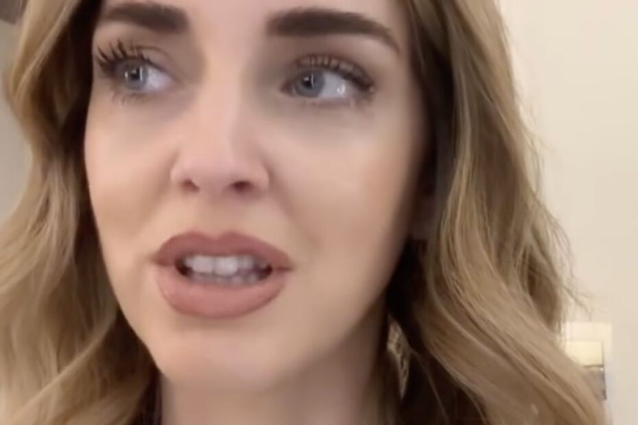 Chiara Ferragni Lacrime