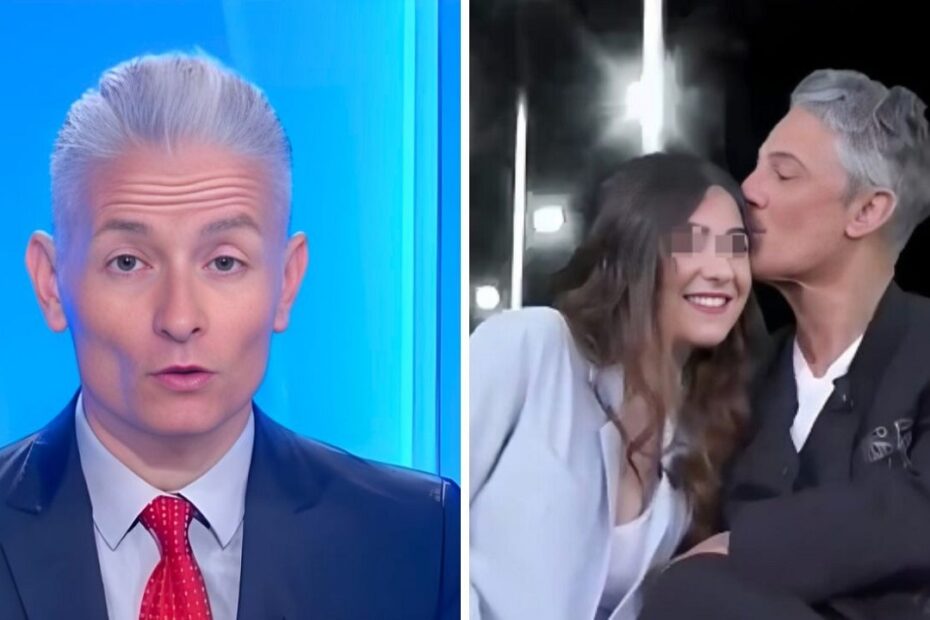 Tg2 fuorionda durante il servizio su Fiorello e la figlia