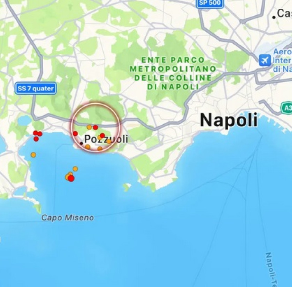 terremoto campi flegrei gente strada