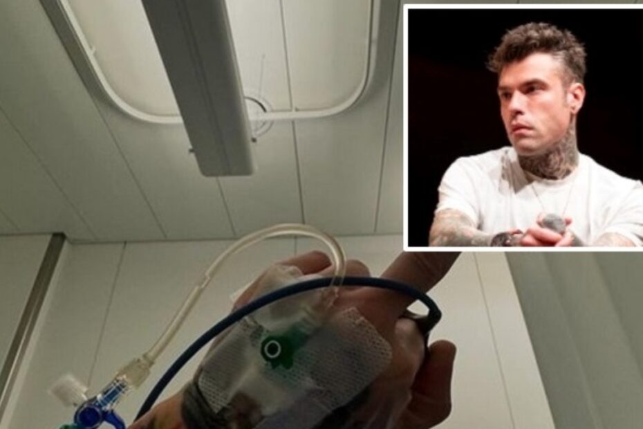 fedez foto ospedale stupore fan