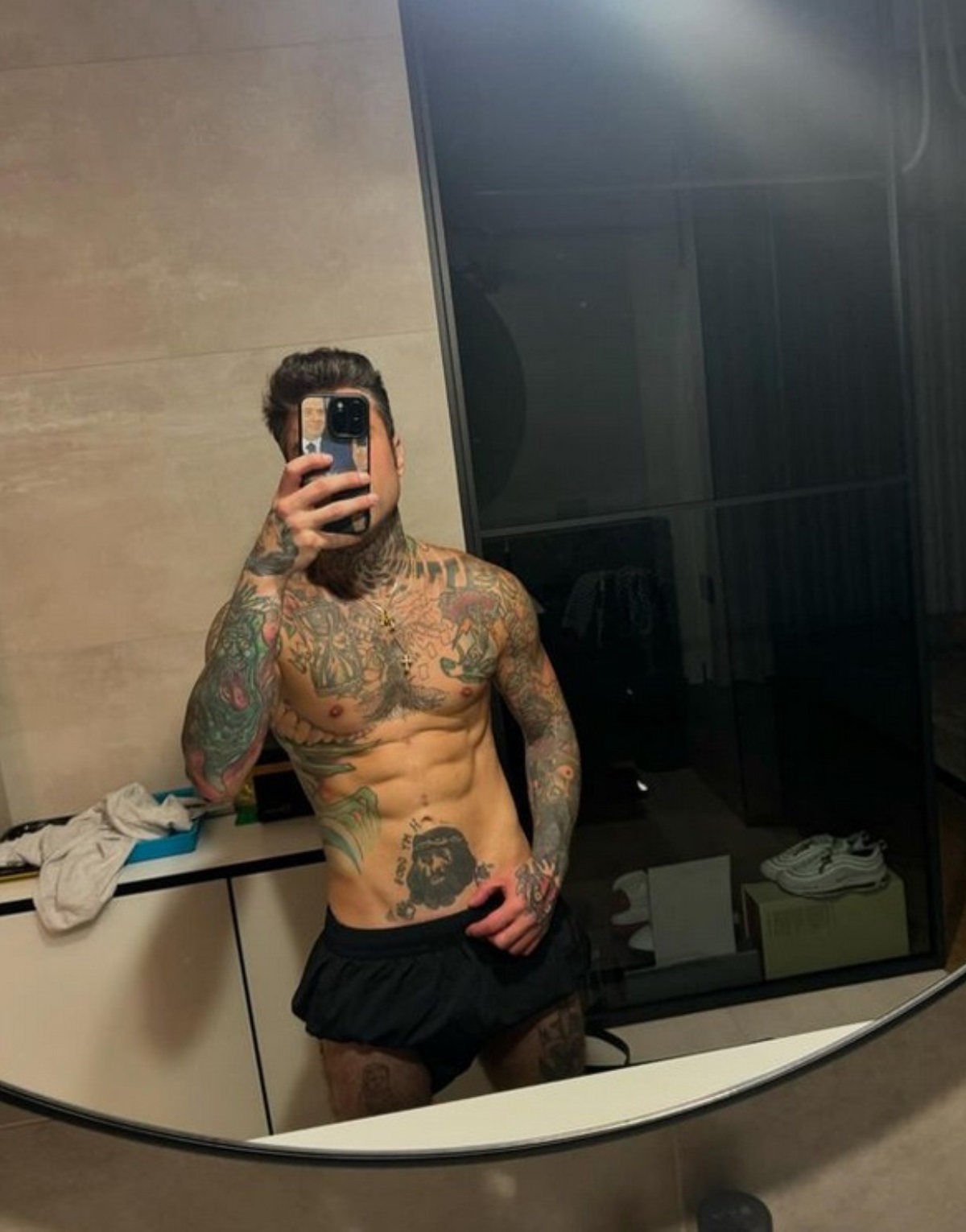 fedez foto ospedale stupore fan