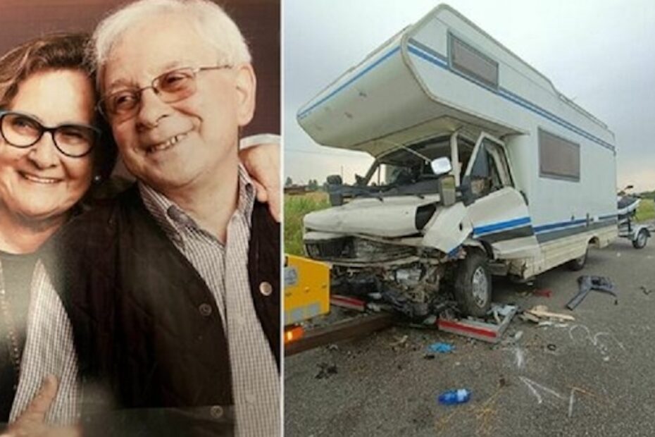 Tragico frontale tra un’auto e un camper: morti marito e moglie