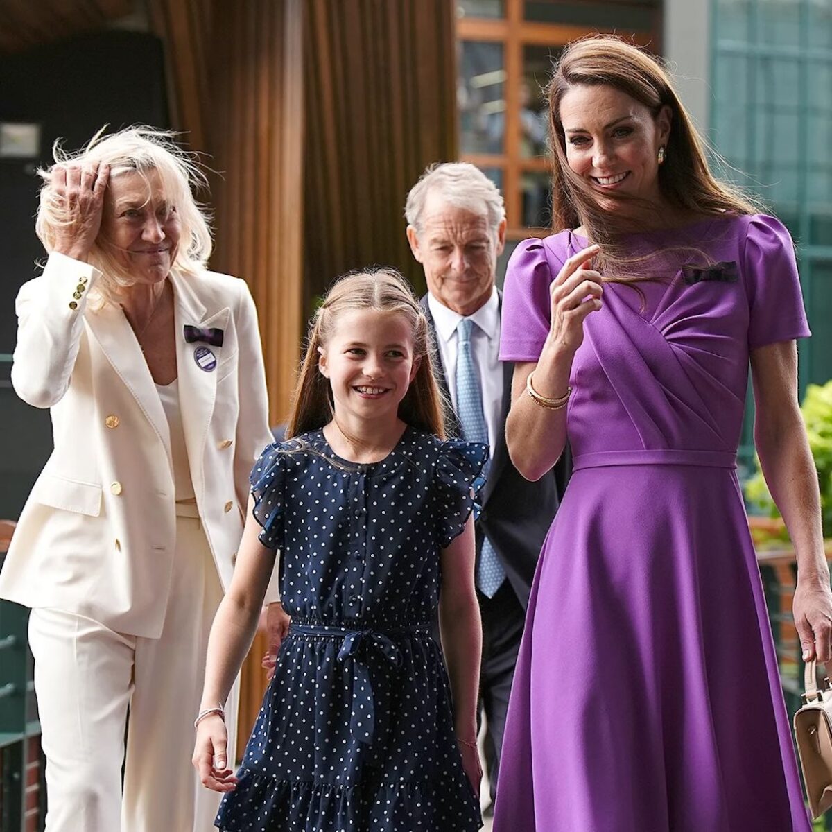 Kate Middleton entra a Wimbledon: "Charlotte si commuove"