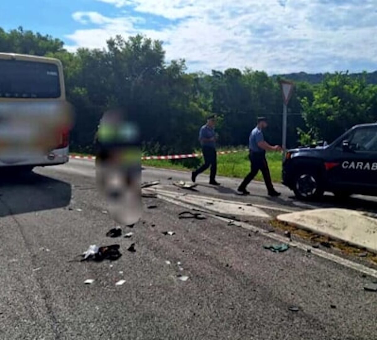 morto centauro treviso 70 anni