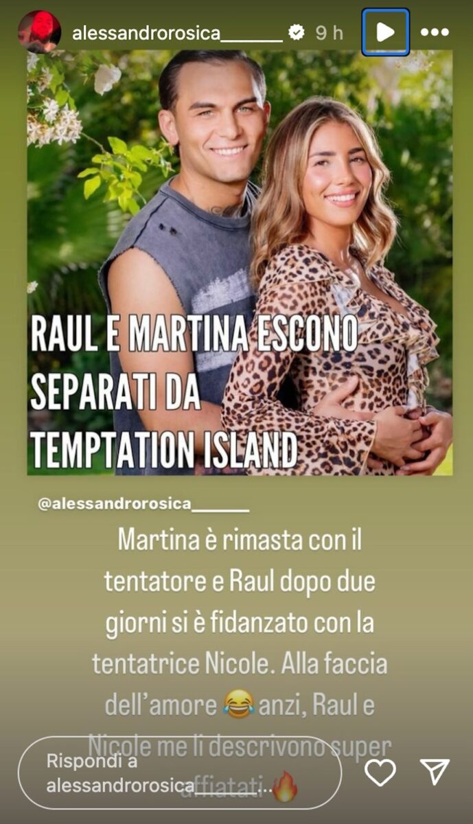 temptation island raul e martina con chi stanno ora