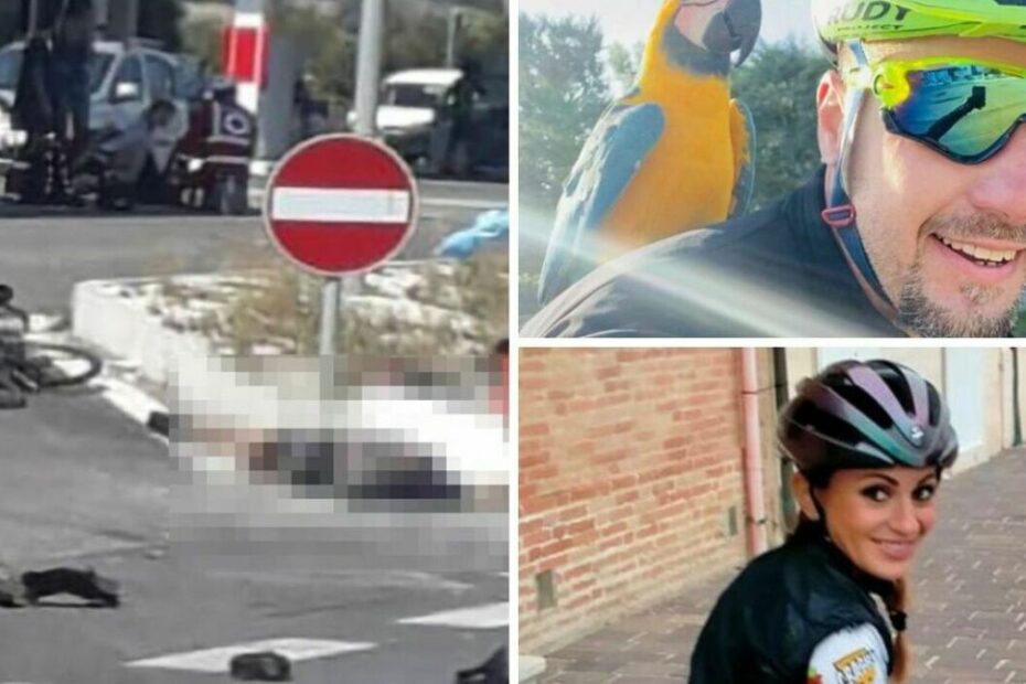 Senigallia, coppia di ciclisti uccisi in strada: chi erano Marco e Sara