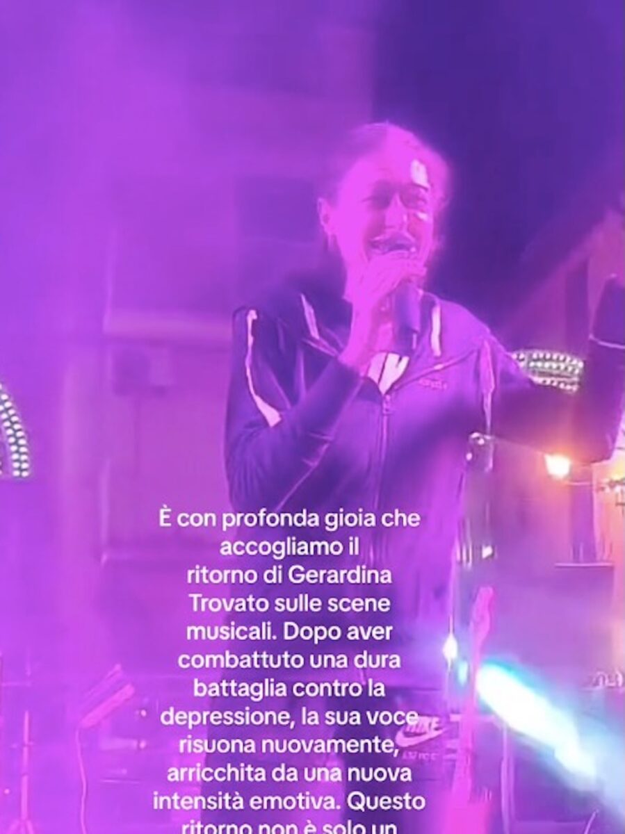 Gerardina Trovato torna sul palco ed è irriconoscibile: l'appello dei fan