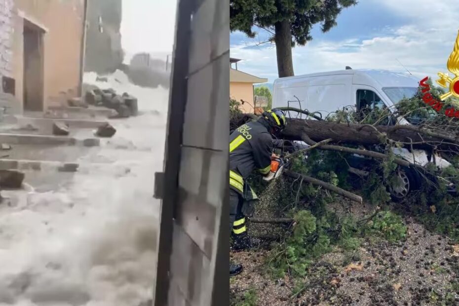 Pitigliano, piogge torrenziali. Il comune: "Non uscite"