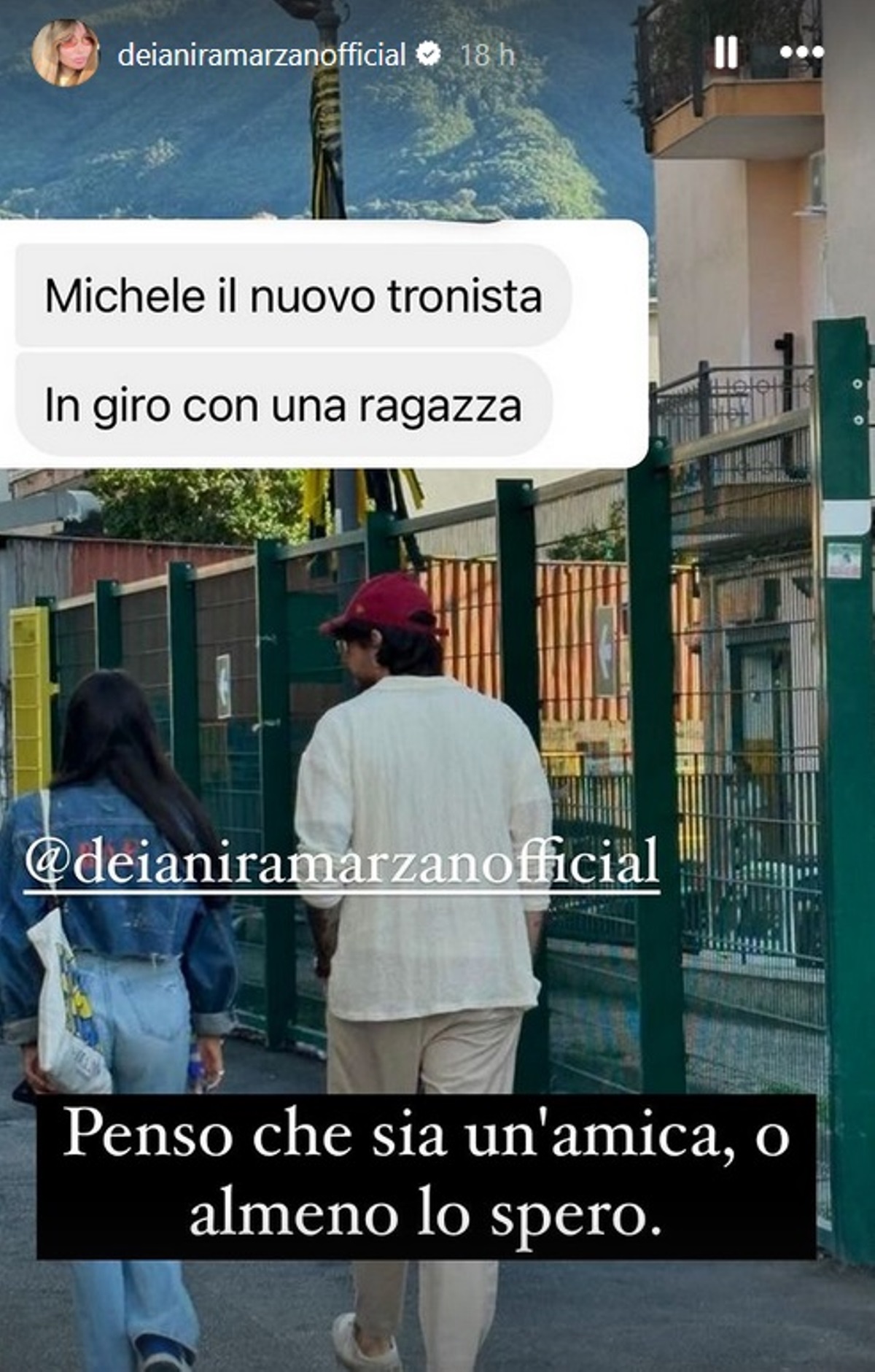 ued segnalazione tronista michele in giro donna verità