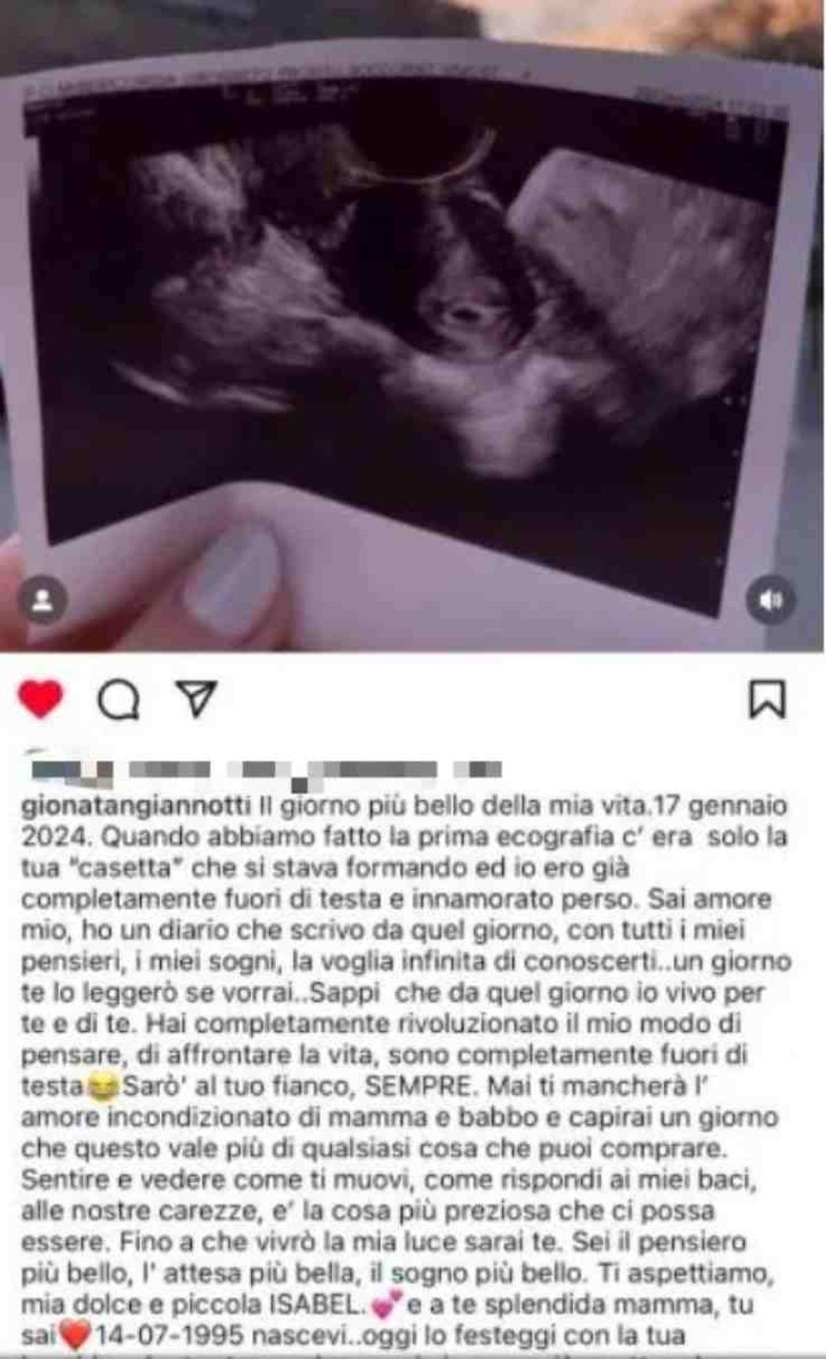 uomini e donne ex tronista diventato papà