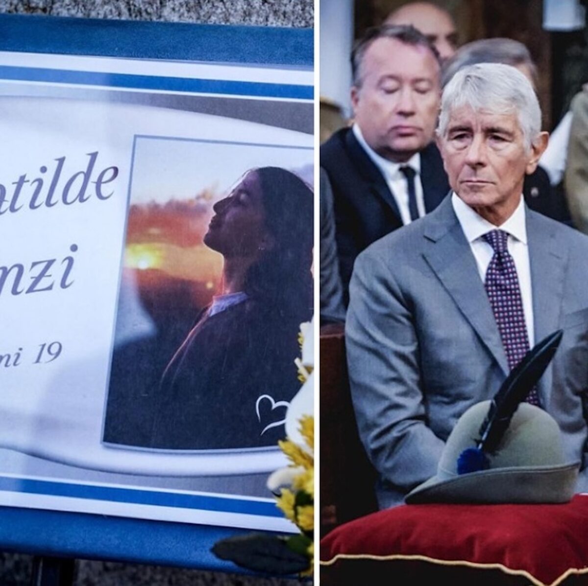 Funerali di Matilde Lorenzi, politici e vip in chiesa