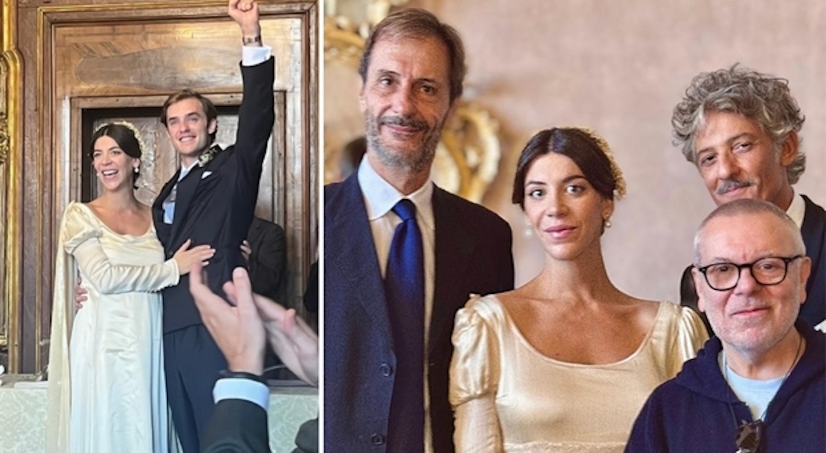 Matrimonio Olivia Testa, Fiorello improvvisa il karaoke con gli invitati