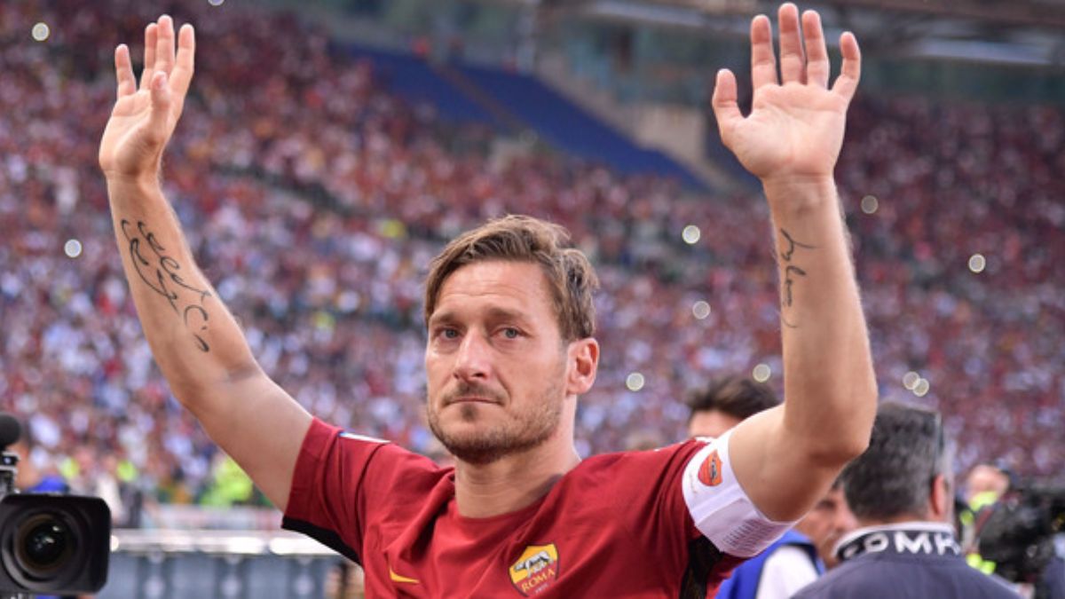 Francesco Totti in campo