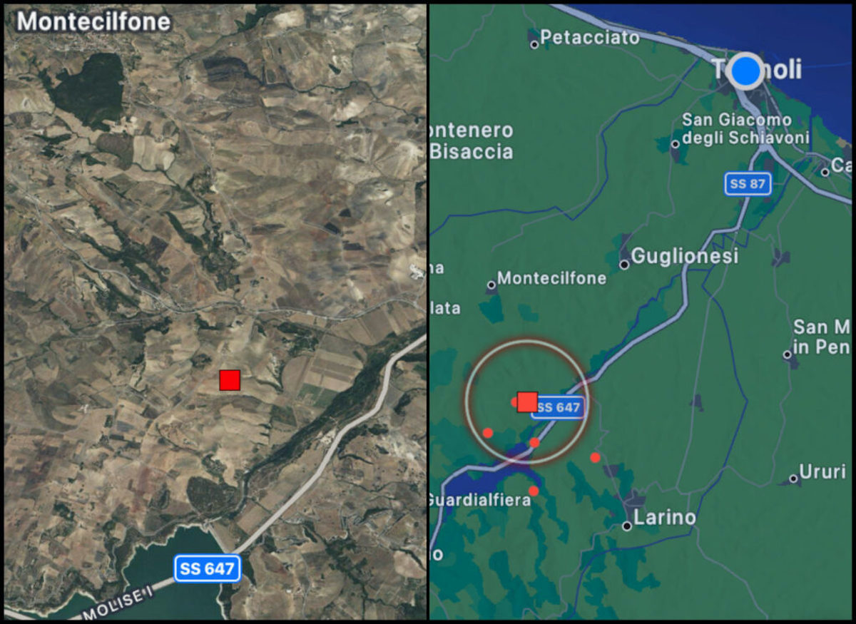 Terremoto in Molise, scossa 4.0 a Montecilfone