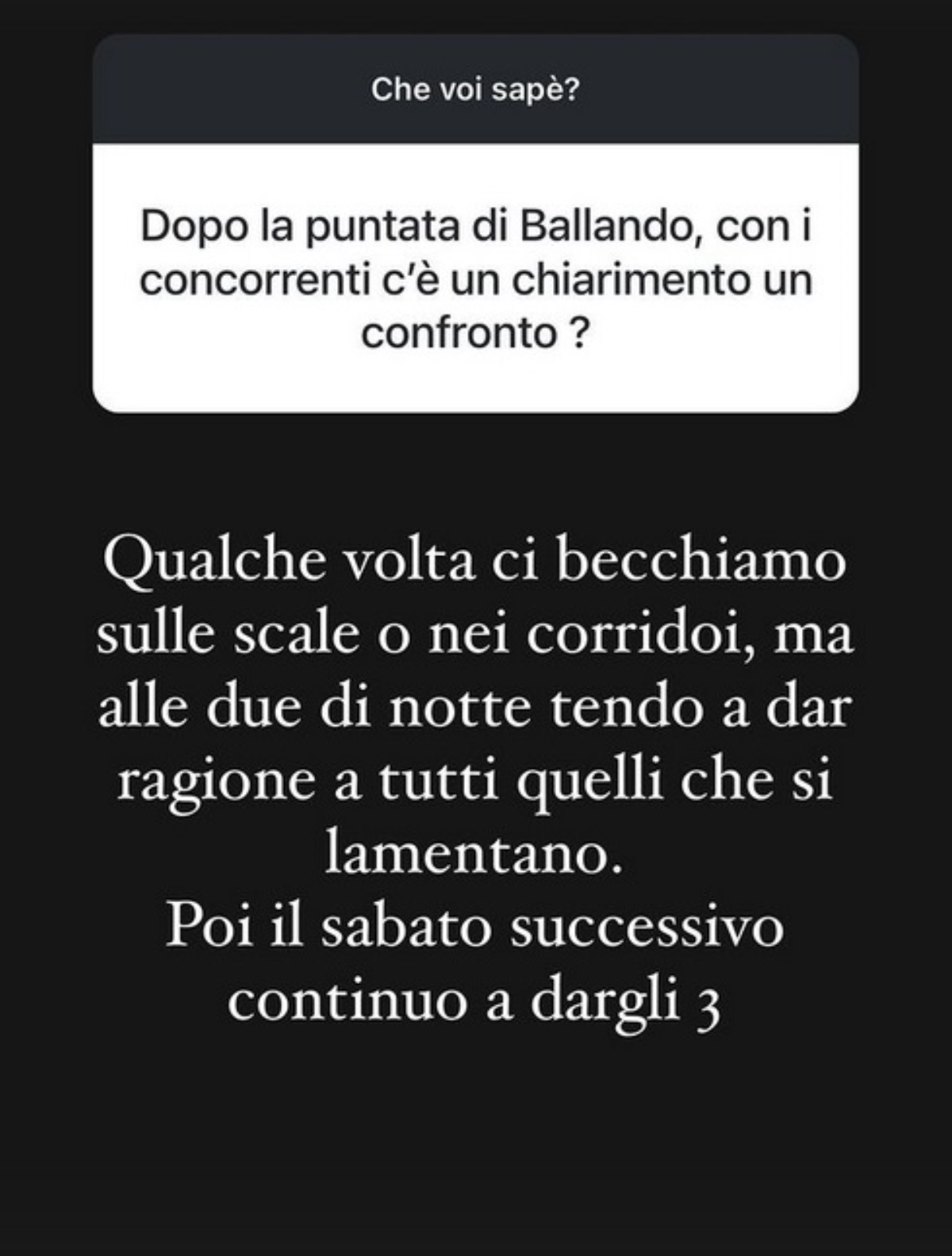 ballando stelle selvaggia lucarelli concorrente preferito