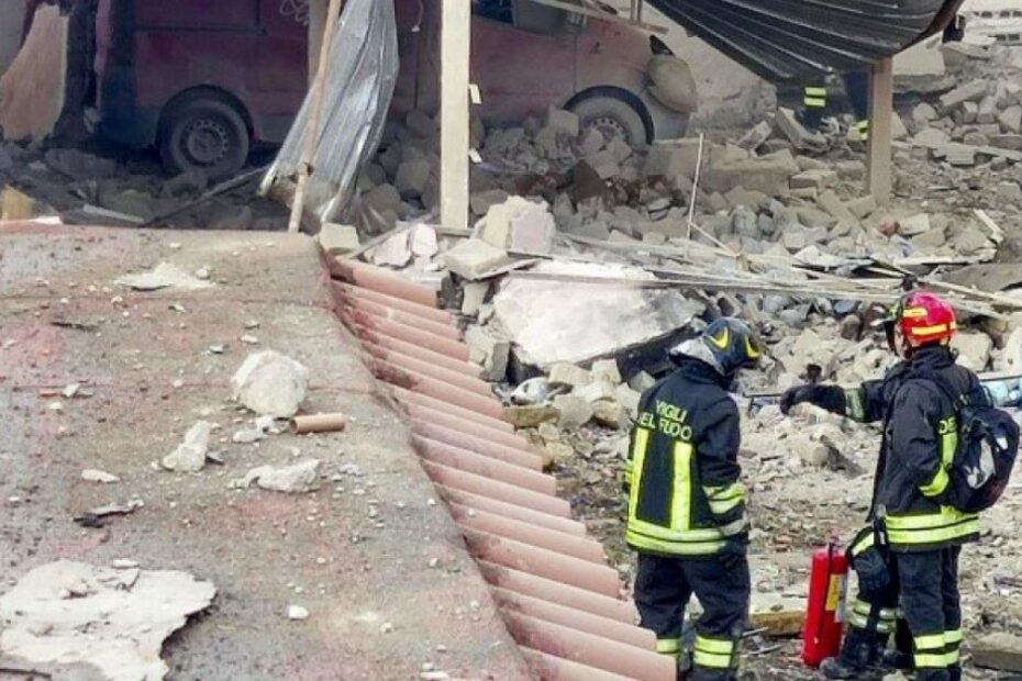 esplosione ercolano due morti