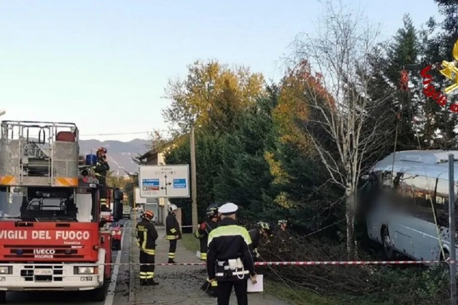 Incidente mortale a Gorizia: pullman si schianta in un cortile, deceduto l'autista