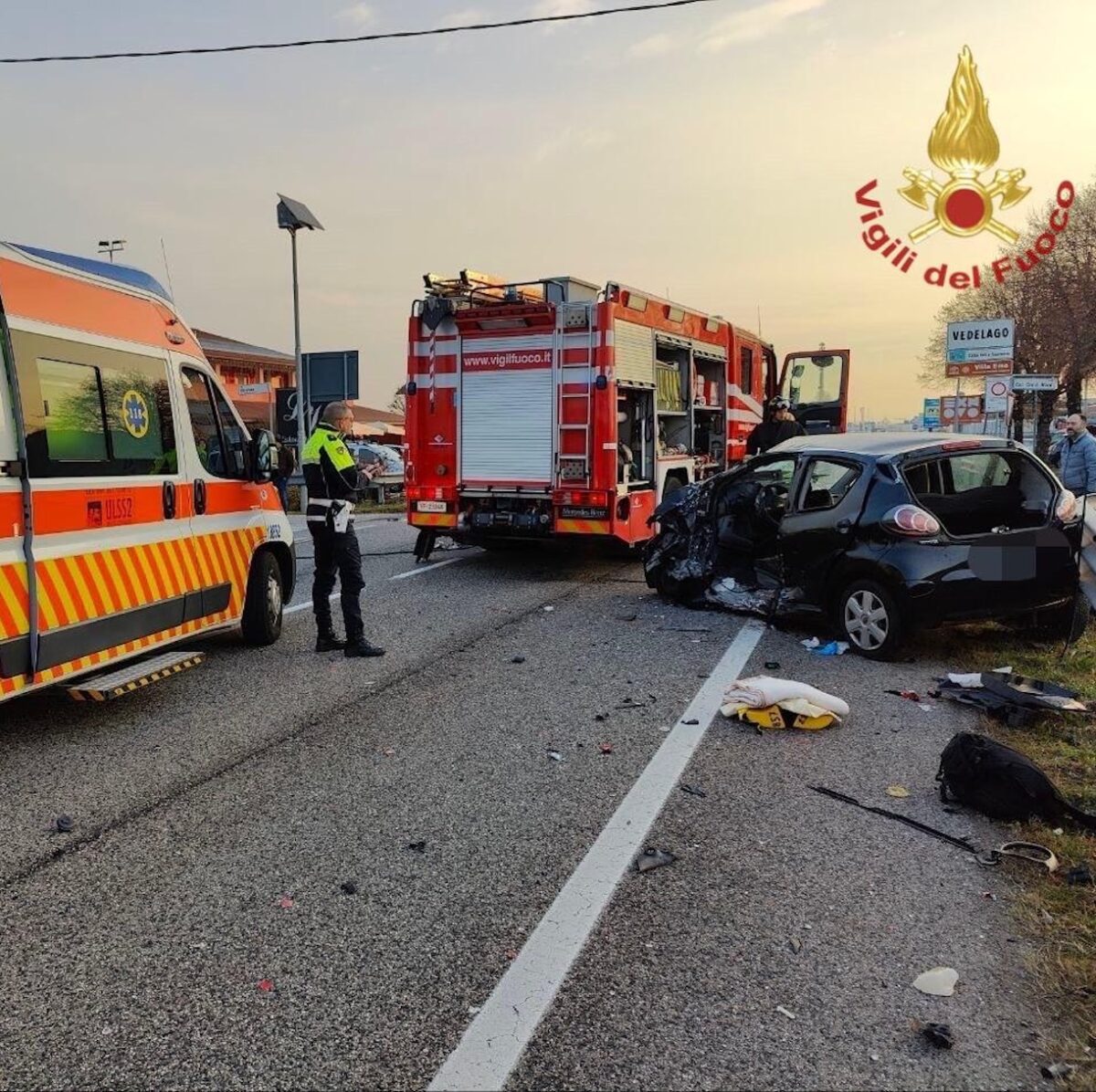 Vedelago (Treviso), terribile incidente: morto centauro di 18 anni